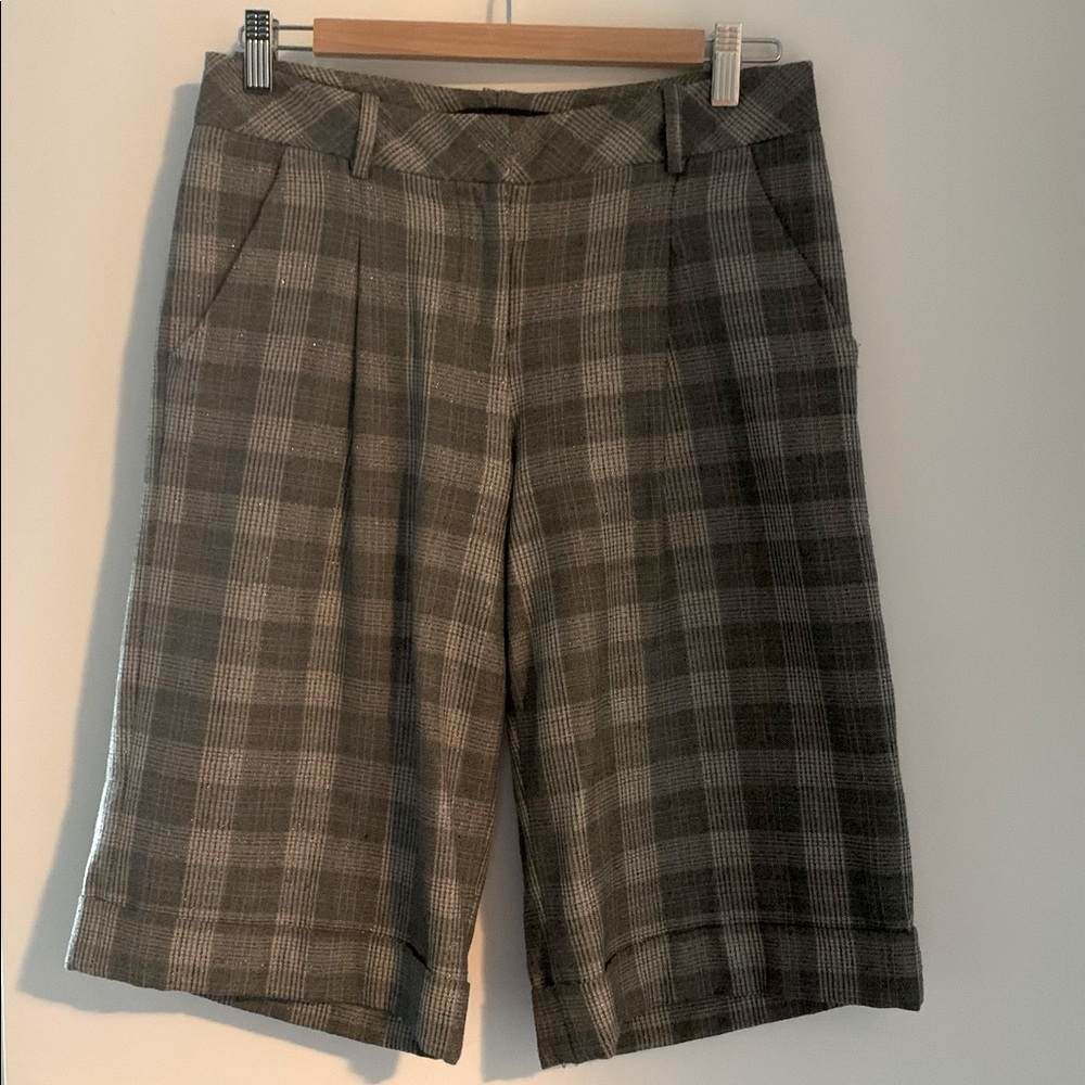 Plaid Robert Rodriguez shorts (with shimmer detail!)
